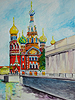 Christi Auferstehungs-Kathedrale in St. Petersburg
