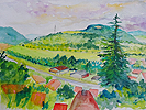 Treffurt mit Blick zum Heldrstein