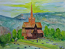 Stabkirche 13. Jhrdt. Ringebu Stavkyrkje